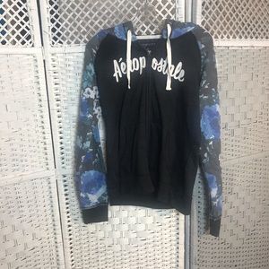 Aeropostale jacket Floral sleeve Sweatshirt JACKET
